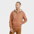 Фото #1 товара Men's High-Pile Fleece Lined Hooded Zip-Up Sweatshirt - Goodfellow & Co