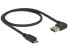 Delock 0.5m - USB2.0-A/USB2.0 Micro-B - 0.5 m - USB A - Micro-USB B - USB 2.0 - Male/Male - Black