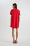 Kadın Kırmızı Elbise - B8702ax/rd256