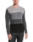 Фото #1 товара Qi Cashmere Colorblocked Cashmere Sweater Men's