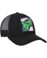 ფოტო #4 პროდუქტის Men's Black Hulk Retro A-Frame Snapback Hat