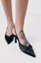 Фото #1 товара Туфли на каблуке ZARA с ремешками