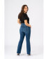 Фото #2 товара Plus Size High Rise Bootcut Jeans