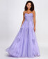 Фото #1 товара Juniors' Strapless Embellished Ballgown, Created for Macy's