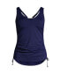 Фото #20 товара Women's Adjustable V-neck Underwire Tankini Swimsuit Top Adjustable Straps