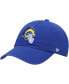 ფოტო #1 პროდუქტის Men's Royal Los Angeles Rams Clean Up Legacy Adjustable Hat