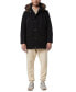 Фото #5 товара Men's Dawson Hooded Parka with Faux-Leather & Faux-Fur Trim