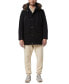 ფოტო #5 პროდუქტის Men's Dawson Hooded Parka with Faux-Leather & Faux-Fur Trim