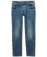Фото #1 товара Men's Belmore Slim Straight-Fit Power Stretch Jeans with Magnetic Fly and Stay-Put Closure
