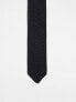 Фото #1 товара River Island knitted pointed tip tie in black