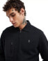 Polo Ralph Lauren icon logo double knit sweat jacket in black Черный, L - Chest 42-45 - фото #4