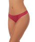 Фото #1 товара Modern Lace Satin-Trim Thong Underwear DK5013