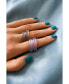 ფოტო #2 პროდუქტის Mist — Grey purple jade stone ring