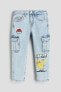 Фото #4 товара Детские джинсы H&M с принтом на карго