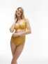 Фото #4 товара Topshop Molly lace brief in mustard