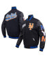 ფოტო #1 პროდუქტის Men's Black New York Mets Script Tail Wool Full-Zip Varity Jacket