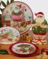 Santa's Wish 9" Melamine Salad Plates, Set of 6