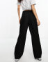 Фото #8 товара Stradivarius Petite tailored straight trouser in black