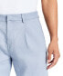 Men's Solid Pleated 8" Performance Shorts