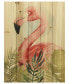 Фото #1 товара Watercolor Flamingo Composition II Arte de Legno Digital Print on Solid Wood Wall Art, 24" x 18" x 1.5"