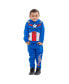 Фото #3 товара Boys Spider-Man Avengers Fleece Cosplay Pullover Hoodie and Jogger Pants Outfit Set to (2T - 18-20)