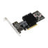 Фото #3 товара ASUS PIKE II 3008-8i - SAS - Serial ATA II - Serial ATA III - PCI Express - 0 - 1 - 1E - 10 - 12 Gbit/s - LSI SAS 3008 - 127 mm - Контроллер хранения данных