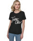 Women's Tres Chic Fringe-Logo T-Shirt