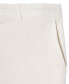 Men's Slim-Fit Solid Bermuda Shorts Бело-желтый, 2XS - фото #2