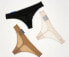 Фото #2 товара DKNY 268191 Women's White/Black/Nude Underwear 3 Pack Size XL
