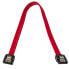 Фото #7 товара 12in Latching SATA Cable - 0.304 m - SATA III - SATA 7-pin - SATA 7-pin - Male/Male - Red