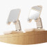 Regulowany stojak podstawka na telefon Seashell Series biały