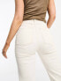 Фото #9 товара ASOS DESIGN Hourglass easy straight jeans in off white