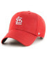 Фото #2 товара Men's Red St. Louis Cardinals Oxford Tech Clean Up Adjustable Hat