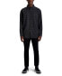 Фото #4 товара Karl Lagerfeld Men's Long Sleeve Windowpane Dress Shirt