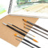 Фото #2 товара MILAN Polybag 6 Premium Synthetic Round Paintbrushes With Short Handle Series 611 Nº 2