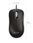 Microsoft Basic Optical Mouse for Business - Ambidextrous - Optical - USB Type-A - 800 DPI - Black