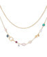 Фото #1 товара Gold-Tone Mixed Crystal & Imitation Pearl Layered Necklace, 16" + 2" extender