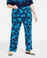 Plus Size Elena Printed Wide-Leg Pants, Created for Macy's