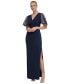 Фото #3 товара Платье женское DKNY с пайетками и объемными рукавами