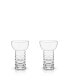 Фото #1 товара Pacific Crystal Pearl Diver Glasses Set of 2, 12 Oz