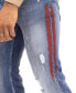 Men's Modern Stripe Denim Jeans