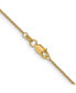 18k Yellow Gold 18" Diamond-cut Cable Chain Necklace