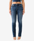 ფოტო #1 პროდუქტის True Women's Billie Flap Ladder Stitch Straight Jean