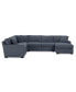 Фото #29 товара Radley 5-Pc. Fabric Chaise Sectional Sofa with Corner Piece, Created for Macy's