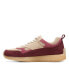 Фото #15 товара Clarks Lockhill Ronnie Fieg Kith Mens Burgundy Lifestyle Sneakers Shoes