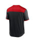 Men's Black D.C. United Line Up Striker V-Neck T-Shirt Красно-черный, M - фото #2