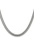 Фото #1 товара Stainless Steel Polished 6.2mm Flat Snake Chain Necklace