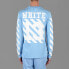 Фото #4 товара OFF-WHITE C/O 初代宗教 13字母条纹打底长袖T恤 男女同款 蓝 送礼推荐 / Футболка OFF-WHITE CO 13T AU2001-003-3