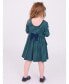 Фото #5 товара Little Girls Knit Long Sleeve Twirl Dress