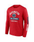 ფოტო #4 პროდუქტის Men's Navy, Red Washington Wizards Two-Pack Just Net T-shirt Combo Set